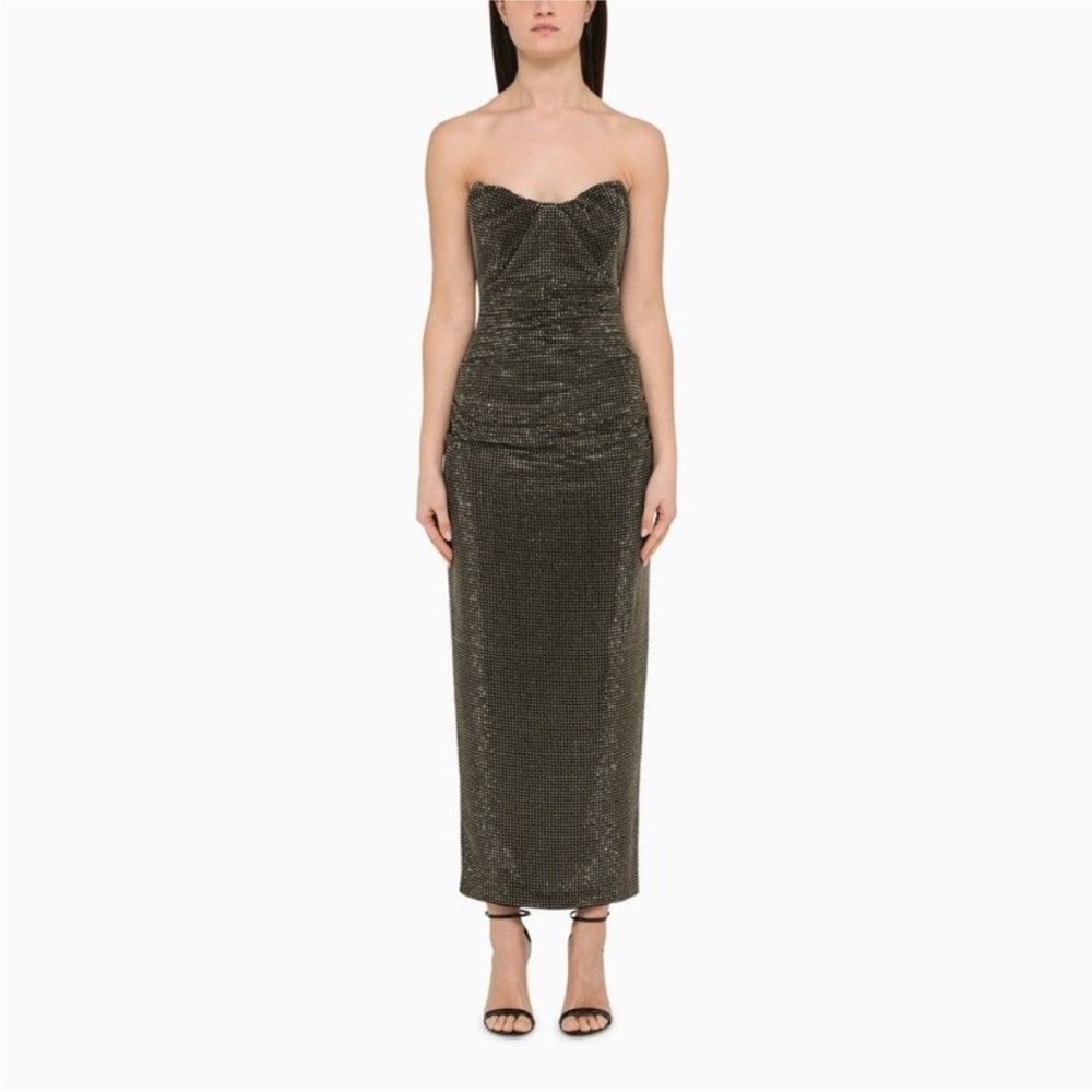 Roland Mouret strapless Diamente long dress. NWT SIZE 0